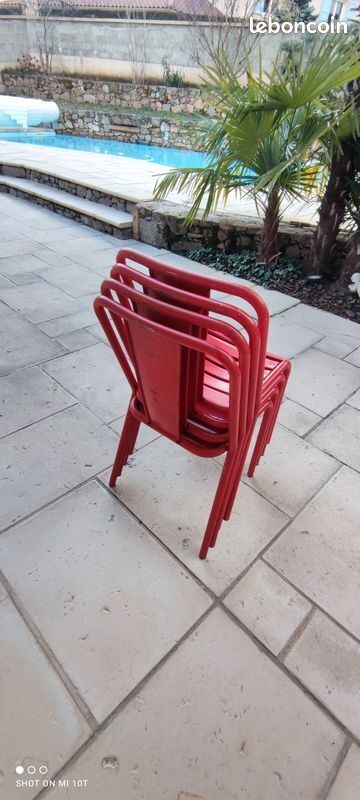 Chaises tolix modèle T4