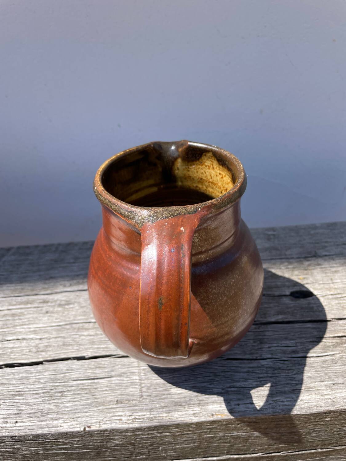 Italian glazed ceramic jar