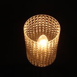 Lustre suspension eclairage vintage lineaire a 2 tetes 1950
