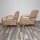 Art Deco Lounge Chairs from Jindřich Halabala, 1950s, Set of 2