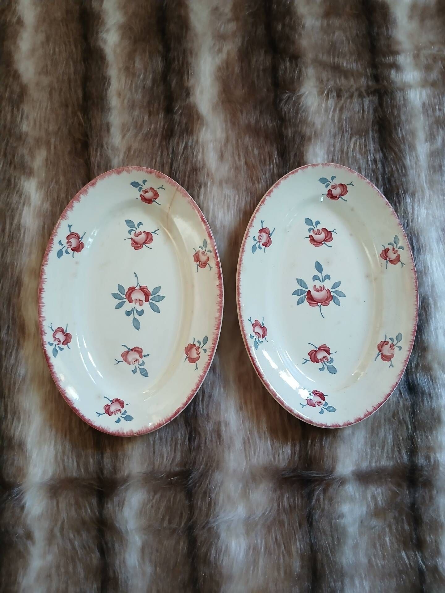 2 antique dishes K&G Lunéville