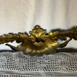Bronze ornamental pediment signed Fournier