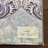 Trianon Blue Tablecloth 180x270 cm New Cotton Satin