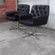 Pair of bridge armchairs from Airborne around 1965