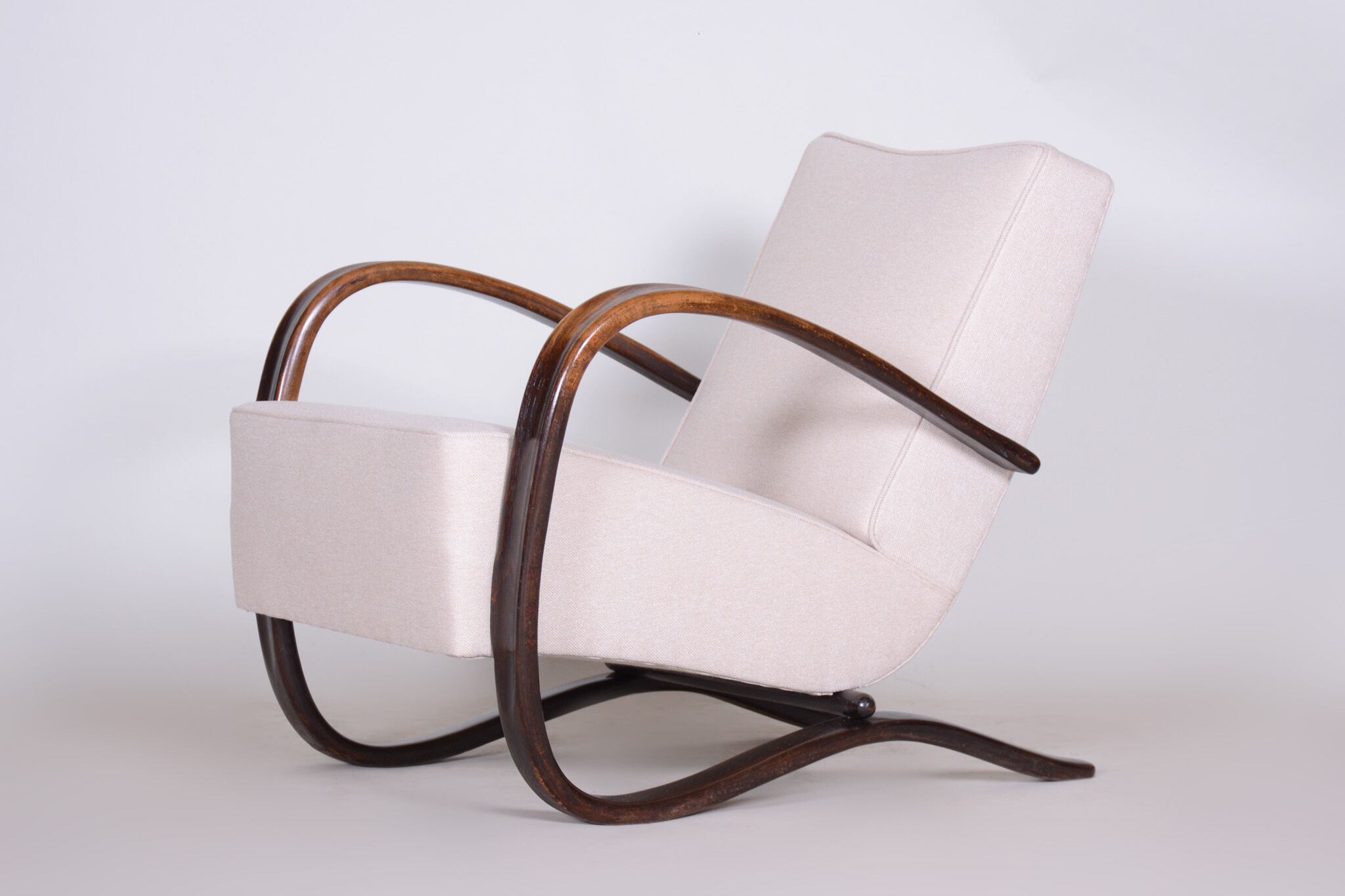 White Jindrich Halabala H269 armchair - Czechia, 1930