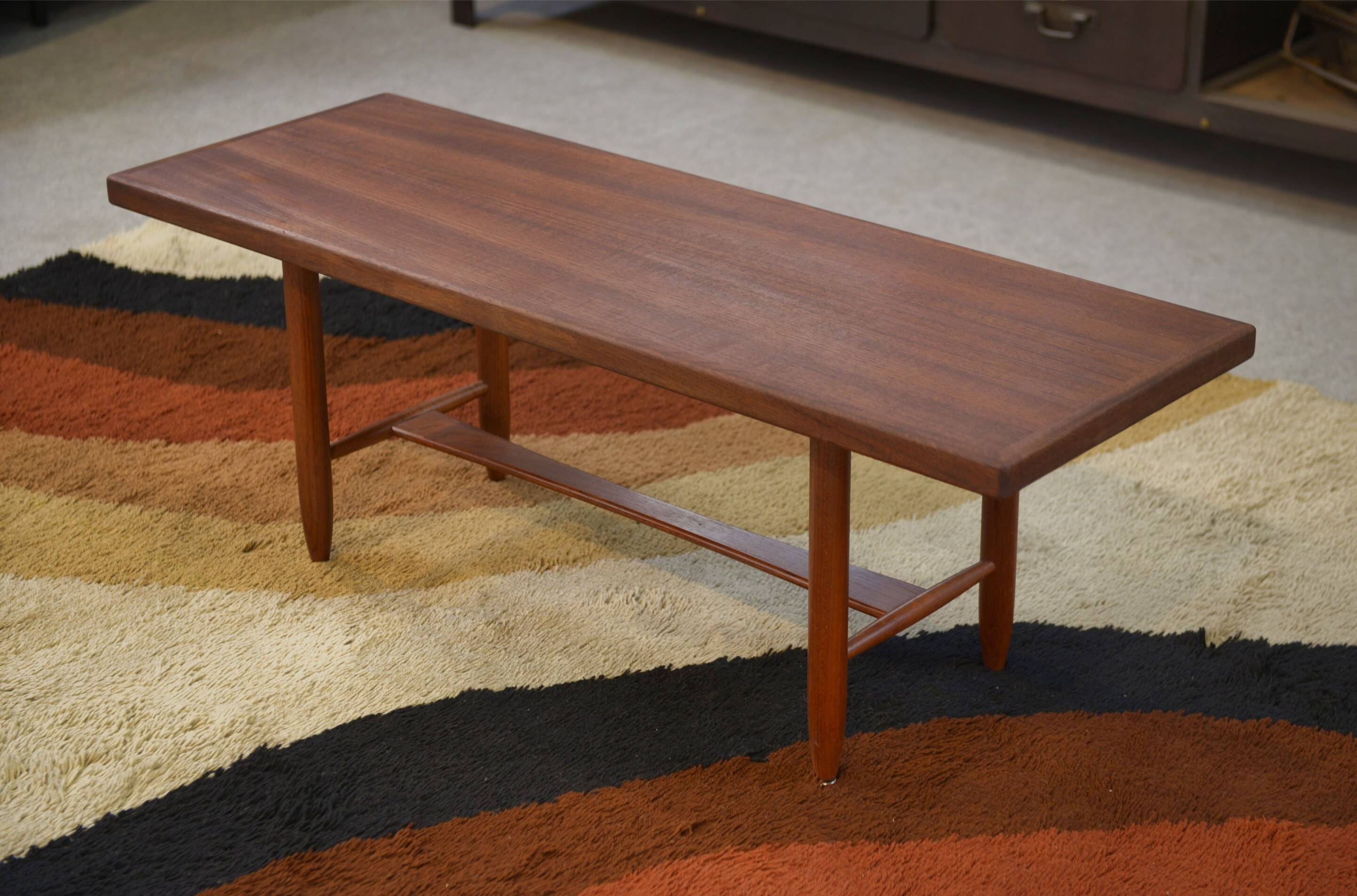 Scandinavian teak coffee table from the 1960s.
