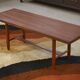Scandinavian teak coffee table from the 1960s.