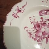 Handmade and painted plate