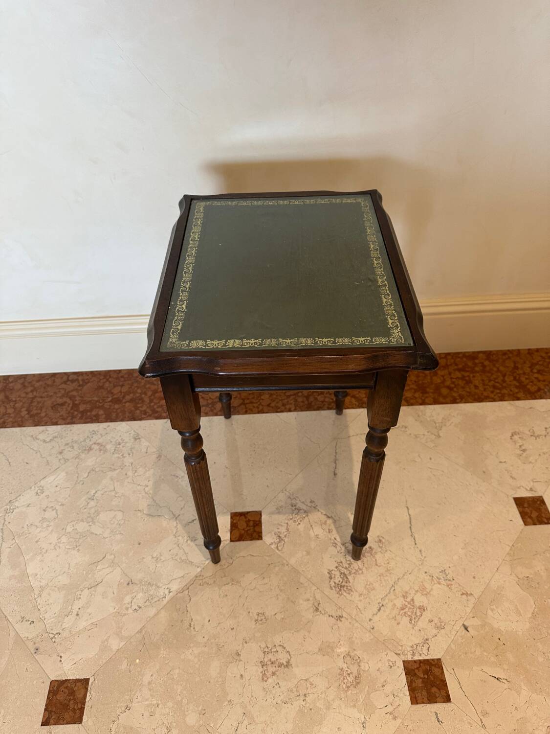 Small vintage wooden side table