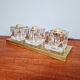 Triple wall lamp Ice Cube, Peill & Putzler, 1970