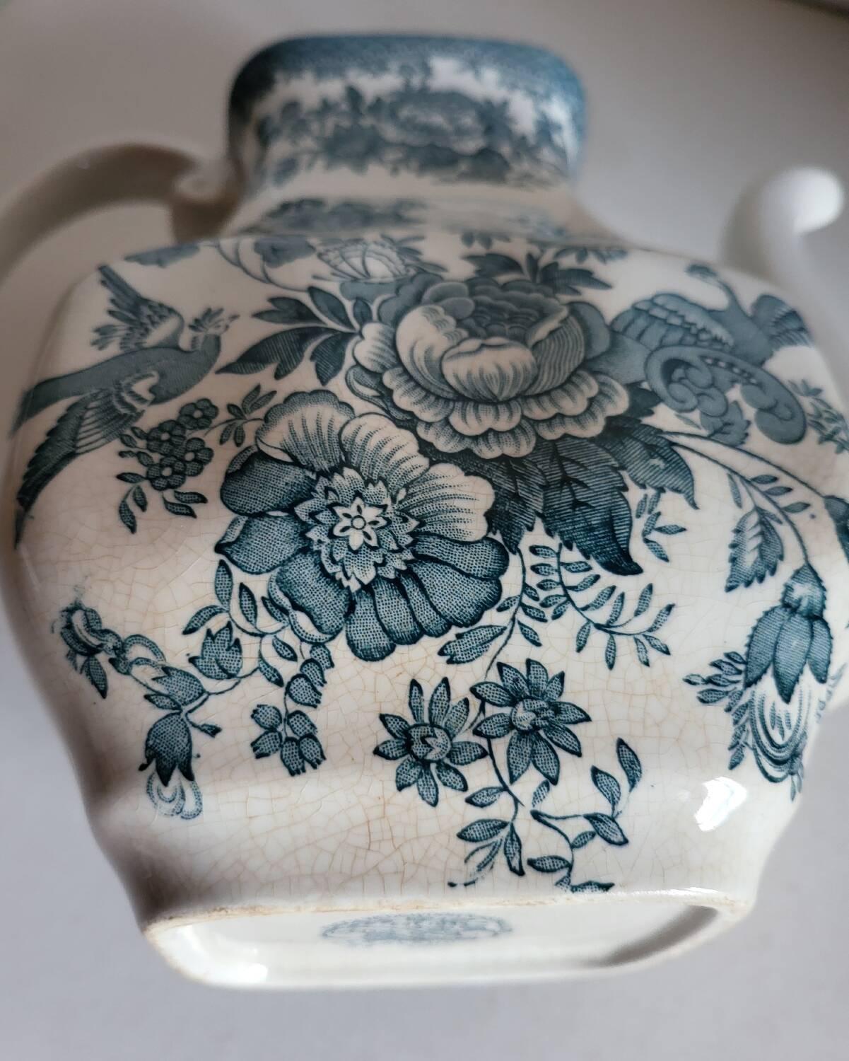 Verseuse théière en faïence anglaise enoch wedgwood tunstall