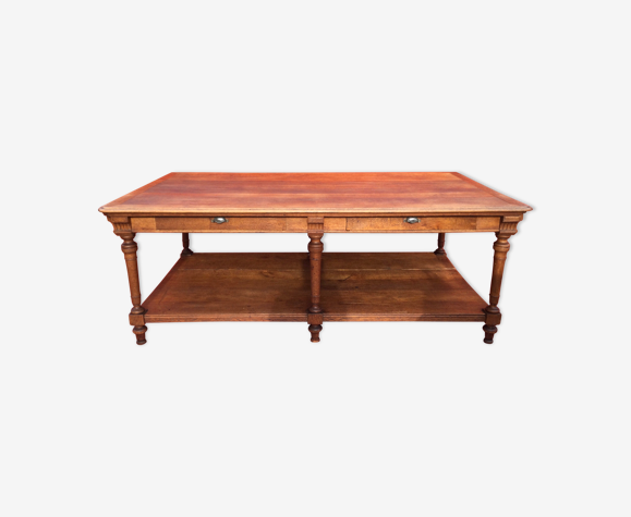 Table de drapier en chêne 19 ème