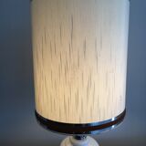 Chrome ceramic lamp 1970