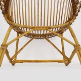 vintage rattan armchair from the 60s