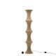 Enrico Tronconi "Bamboo" floor lamp, in white opaline glass. 1970s.