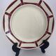 6 assiettes plates - Badonviller, service Louise