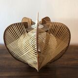 Vintage hanging in braided yarn