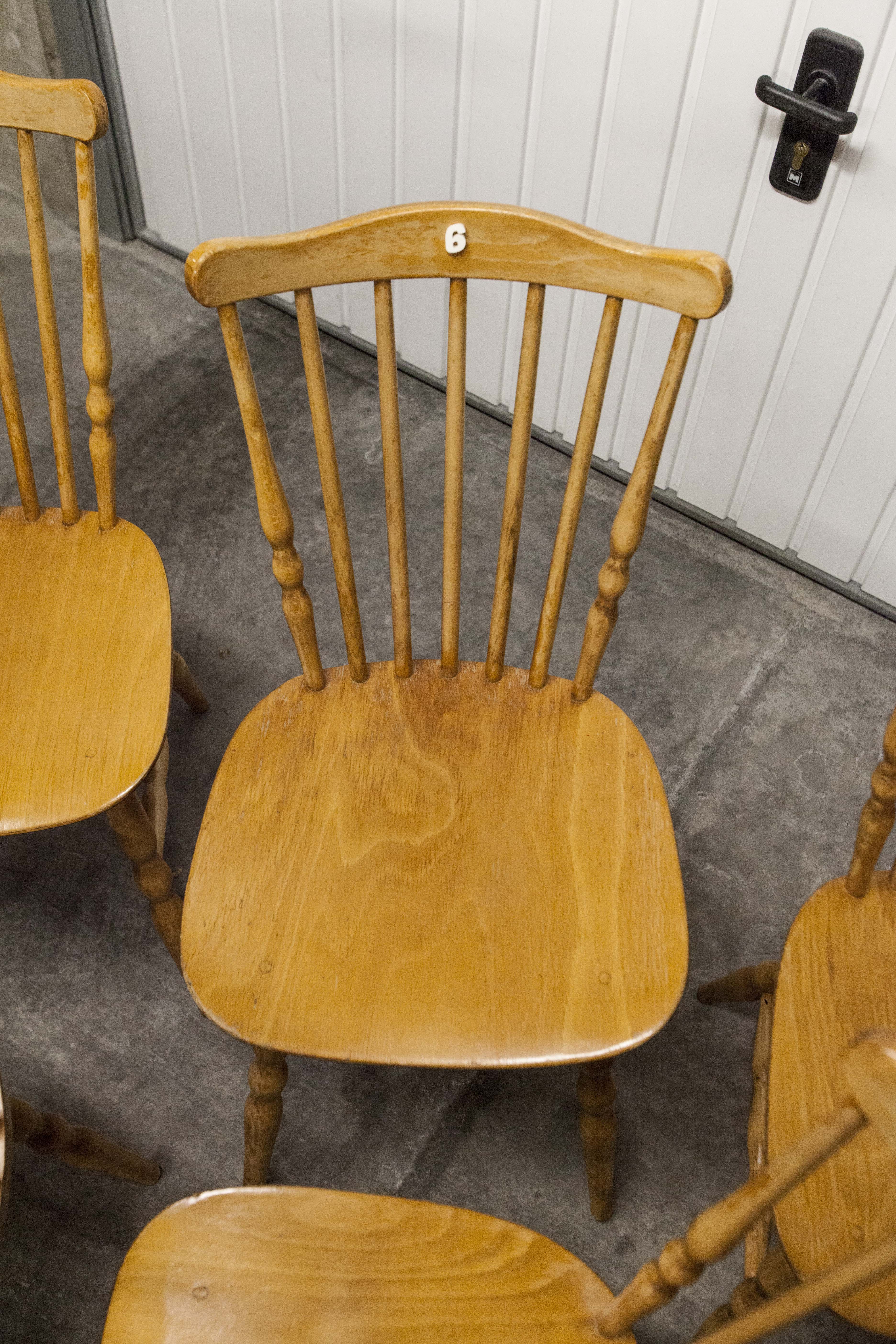 Set of 8 Baumann chairs "Florida"