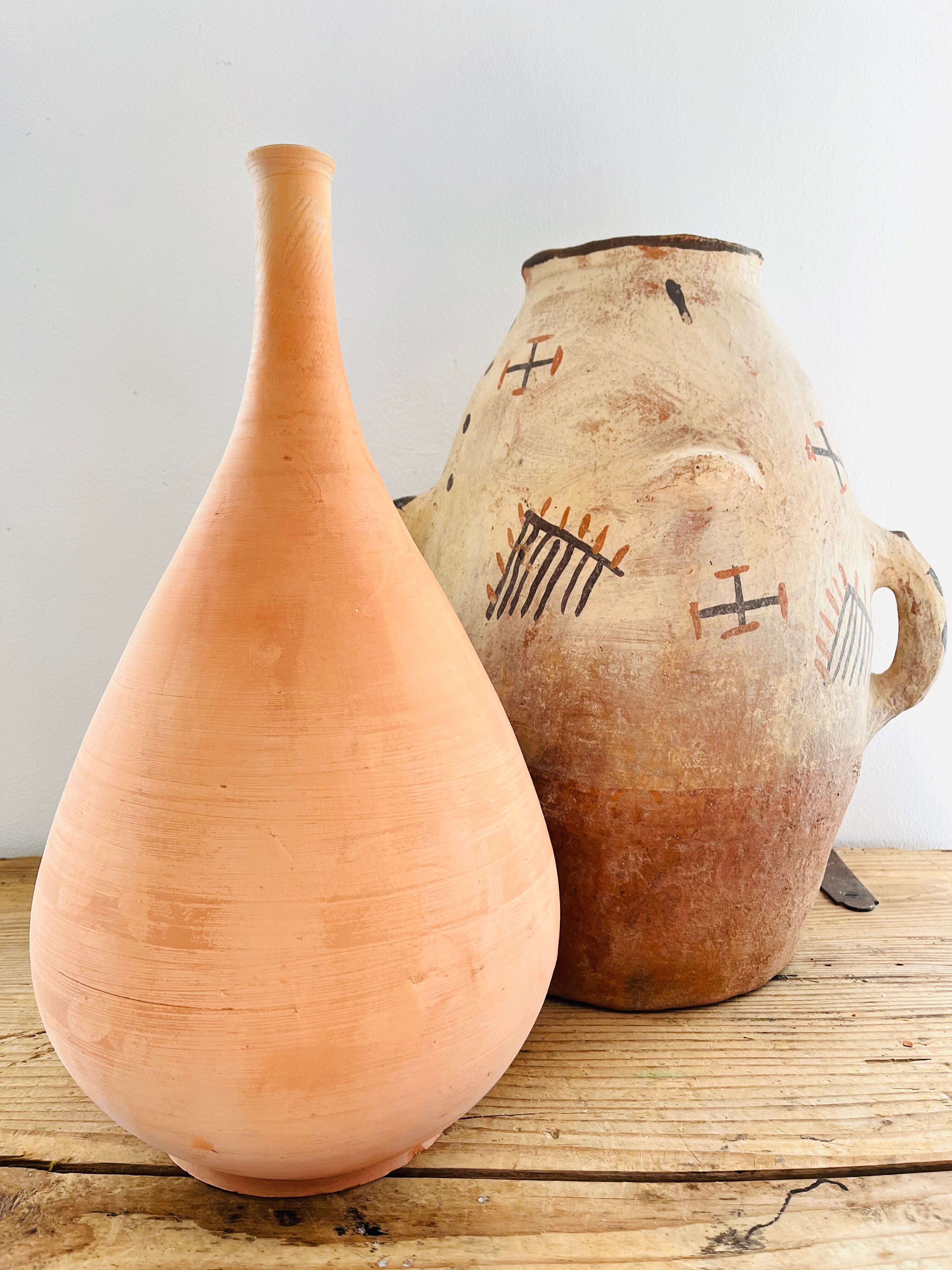 Moroccan terracotta vase