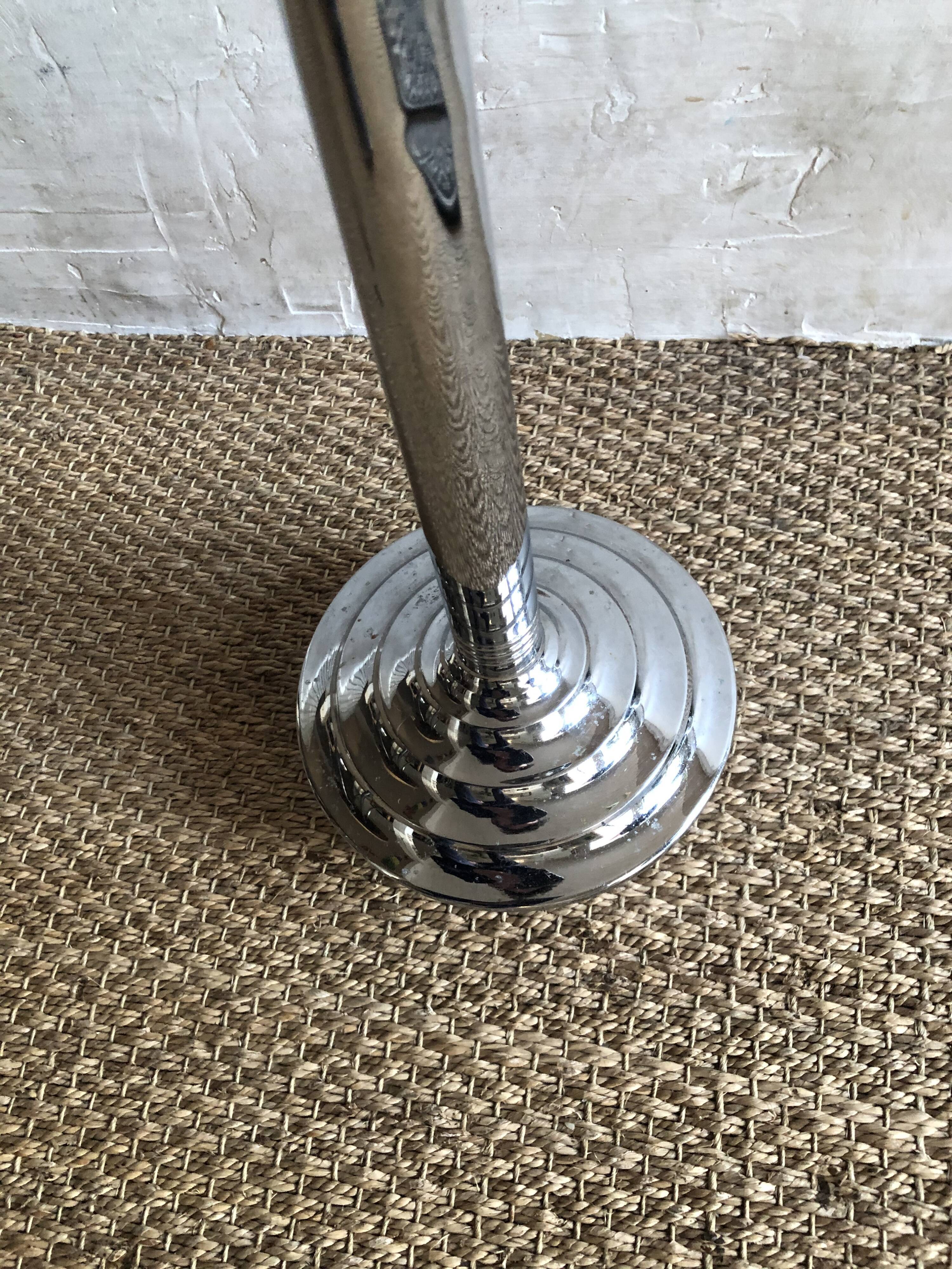 vintage chrome culbuto ashtray