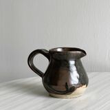 Small pitcher in glazed ceramic stoneware