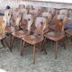 Set of 16 bistro chairs