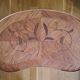 Louis XV style marquetry "kidney" bedside table