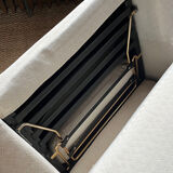 Paire de fauteuils et repose pied