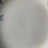 Series of 8 Marie-Louise soup plates, Moulin des Loups and Hamage