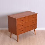 Commode Suède années 1970