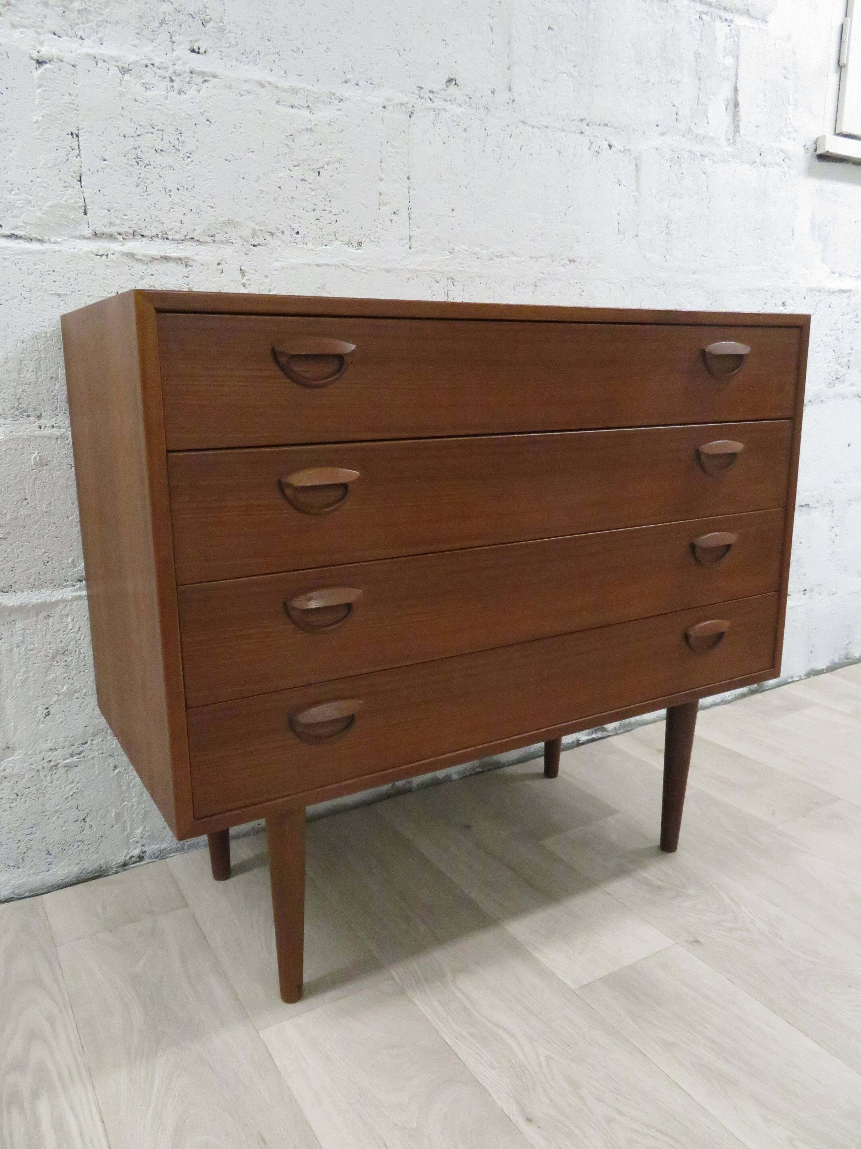 Scandinavian dresser by Kai Kristiansen vintage teak, 60