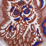 Jean Lurçat owl dish