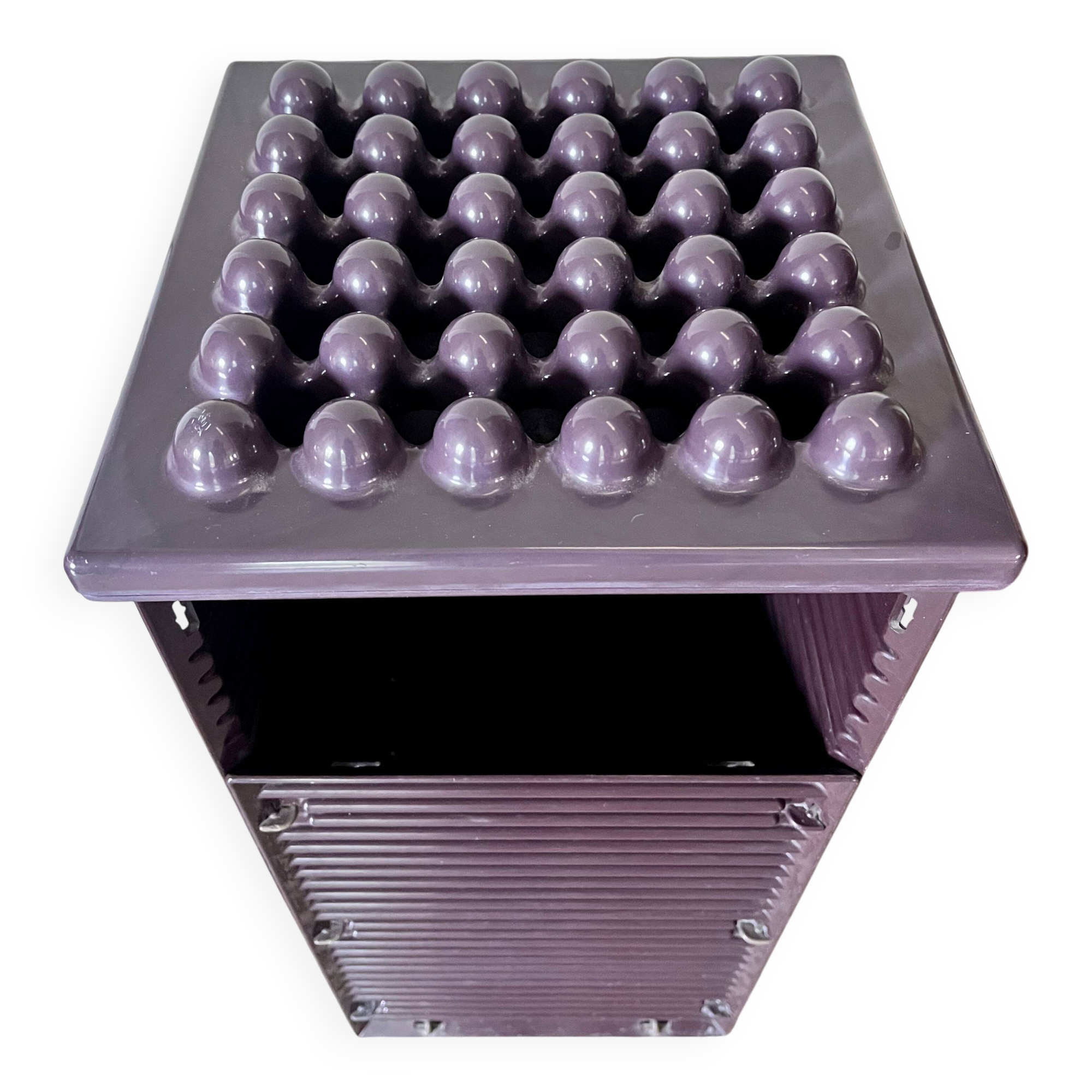 Wastepaper basket with ashtray by Ettore Sottsass, Italy, 1970s