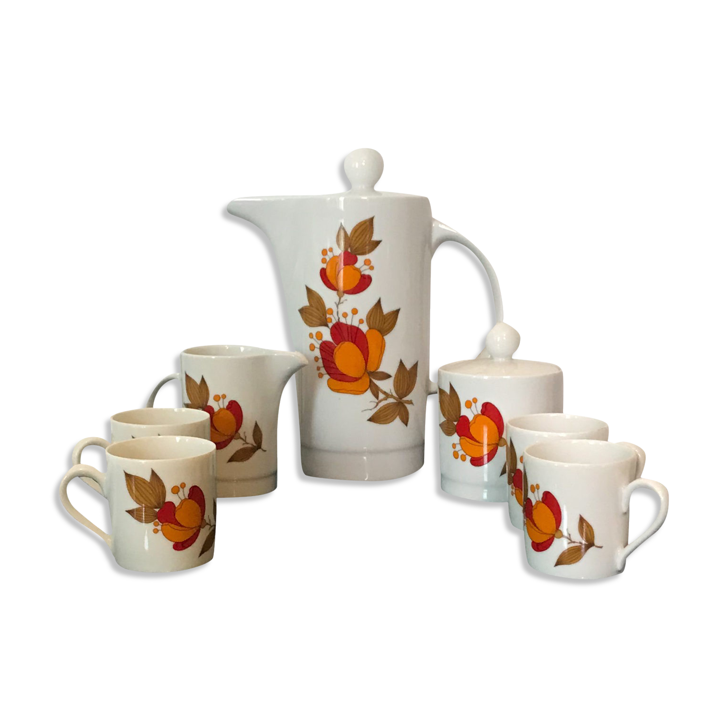 Porcelain coffee service