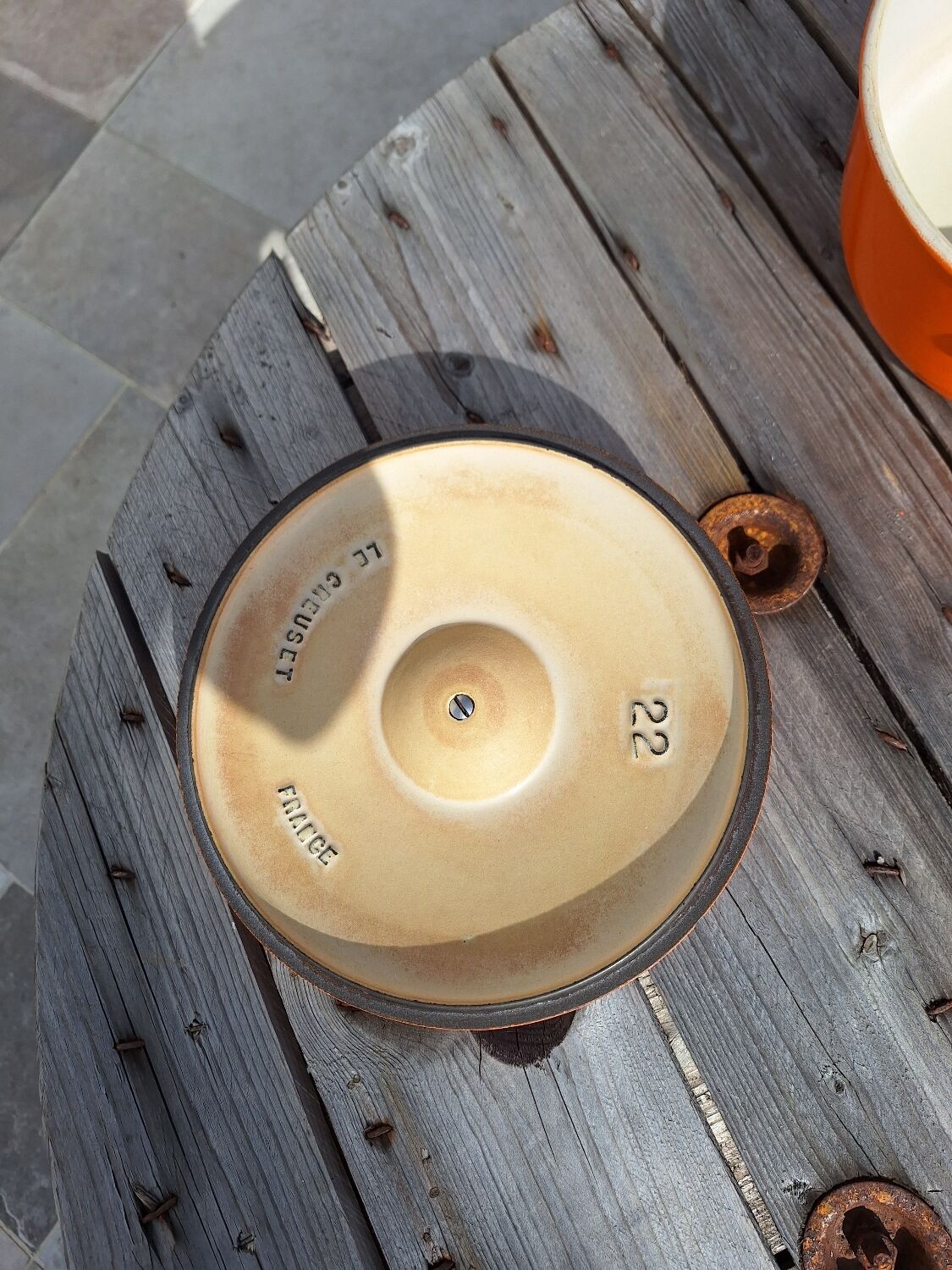 Vintage Le Creuset saucepans from the 70s