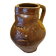 Varnished terracotta pitcher from the 19th century.