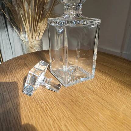 Crystal whisky carafe Atlantis Portugal - Austin Vintage model