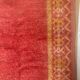 Tapis berbère rose et jaune Maroc