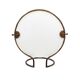 Mid-century brass table mirror / vanity, Italy 1960s