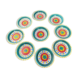 lot de 9 assiettes de