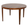 Mid-Century Round Rosewood Extending Dining Table by Severin Hansen for Haslev Møbelsnedkeri, Denmark, 1960s