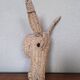 Horse woven straw mask