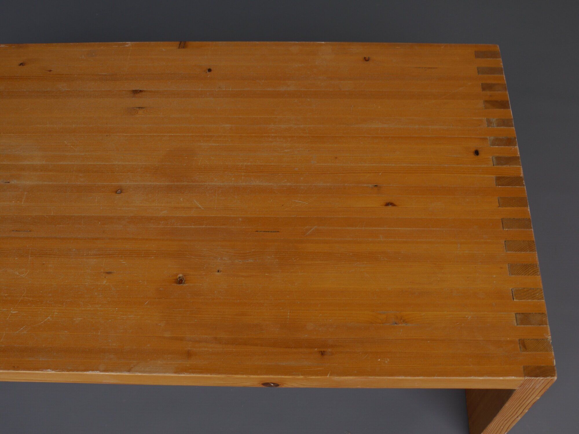 Pine Table by Ate van Apeldoorn for Houtwerk Hattem, 1960s