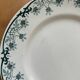 Set of 4 antique flat plates “Terre de Fer”