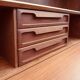 Teak writing desk by the Larsen brothers, Denmark 1960