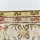Tapis Vintage Turc Crème, Médaillon Floral, Style Shabby Chic, 150x250Cm