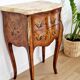 Chest of drawers marquetry Louis XVI style signed Marquant