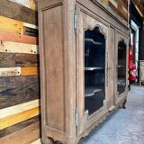 Antique oak dresser - sandblasted
