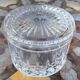 Bonbonnière en cristal taillé