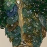 Chandelier in Italian glass paste Murano art deco